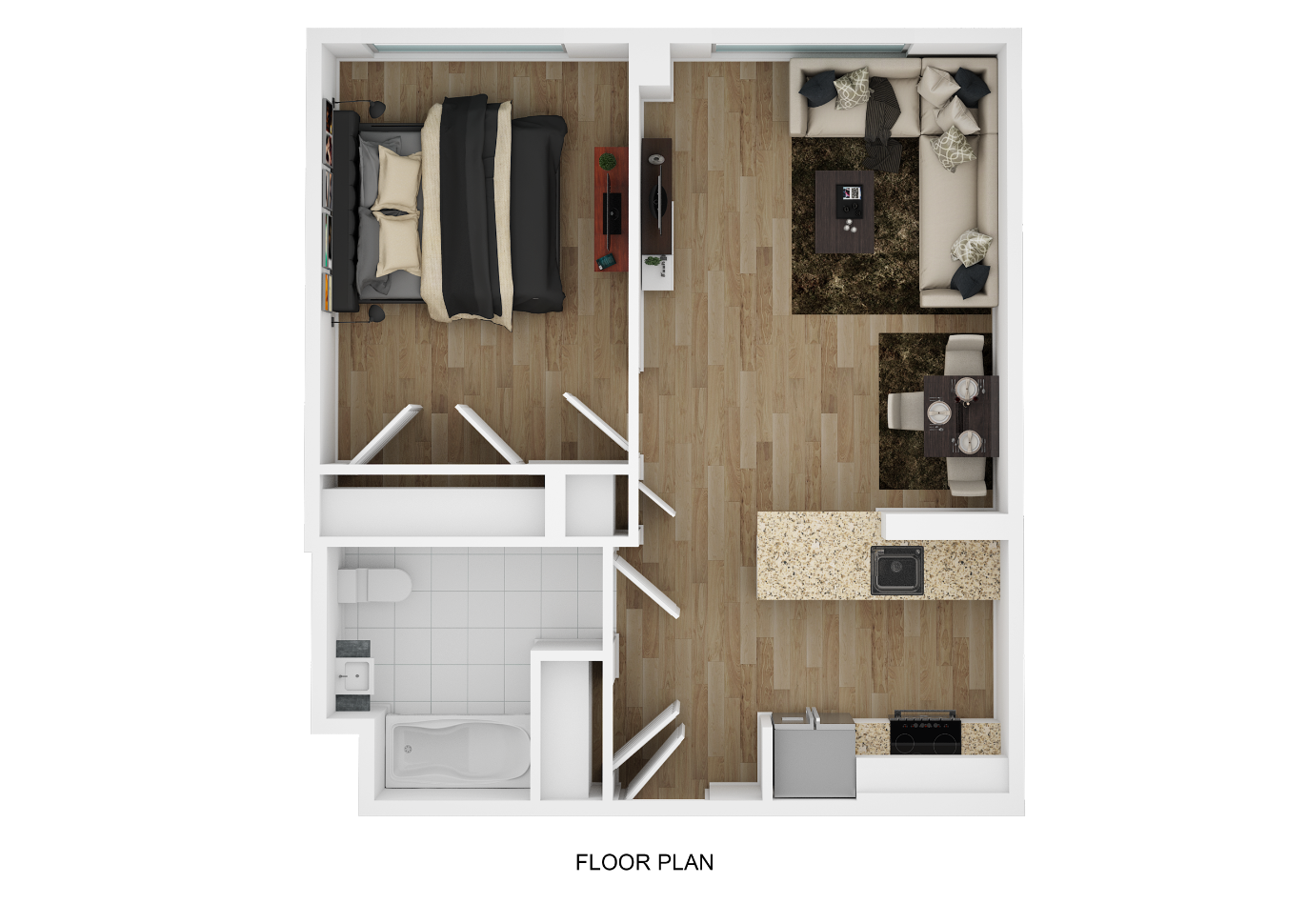 Suite A Floorplan